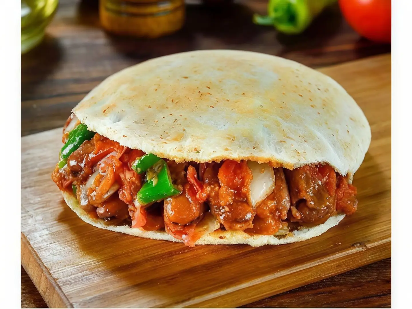 Spicy Foul Mix Sandwich