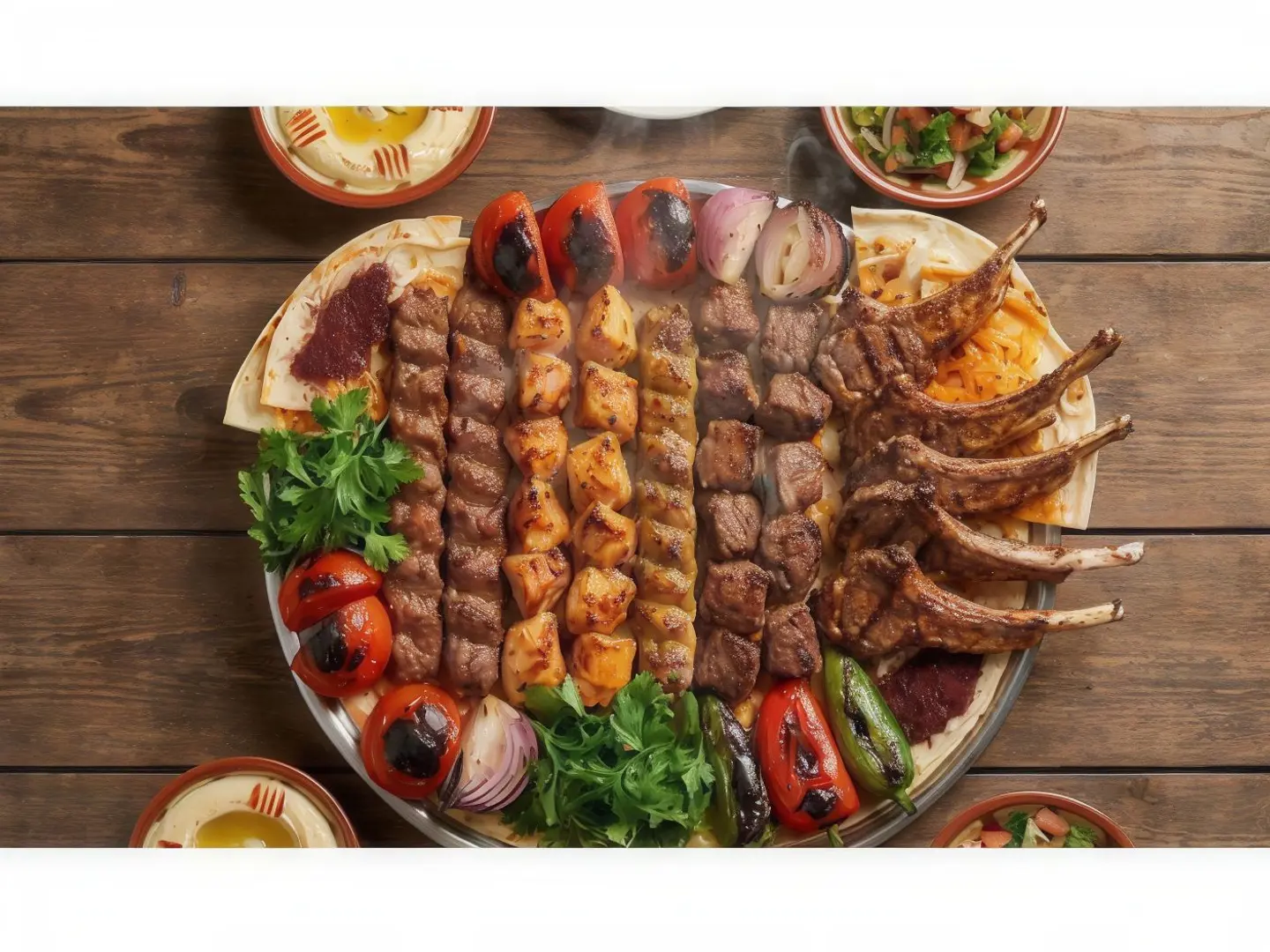 مشكل كباب واوصال وريش 1 كيلو