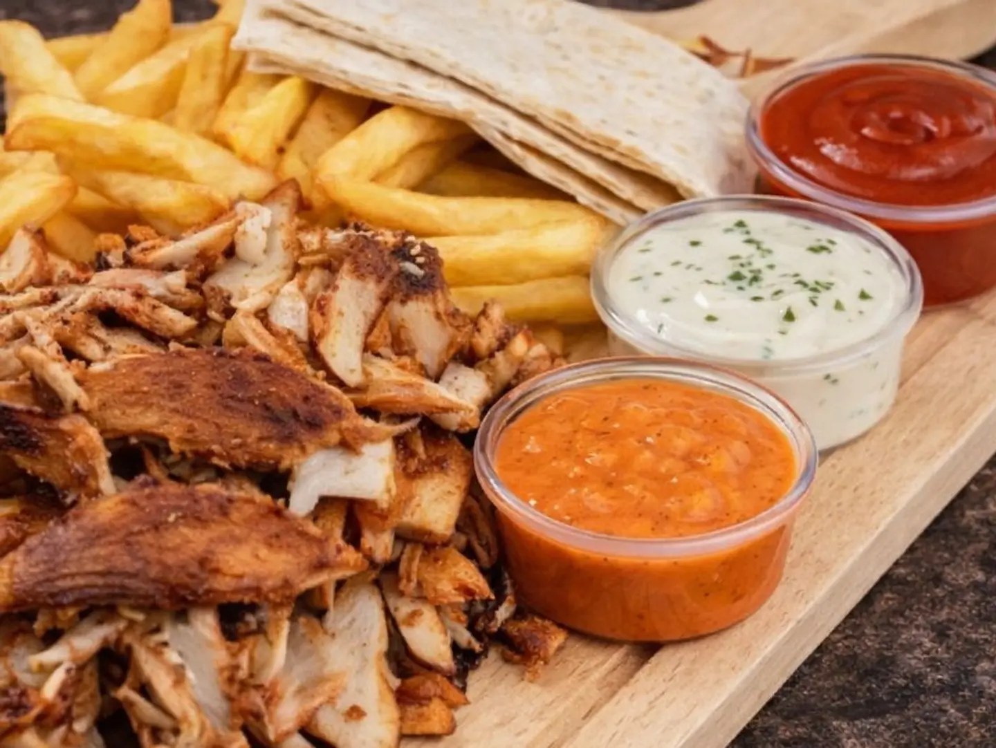 شاورما دجاج فرط - ربع كيلو شاورما فرط