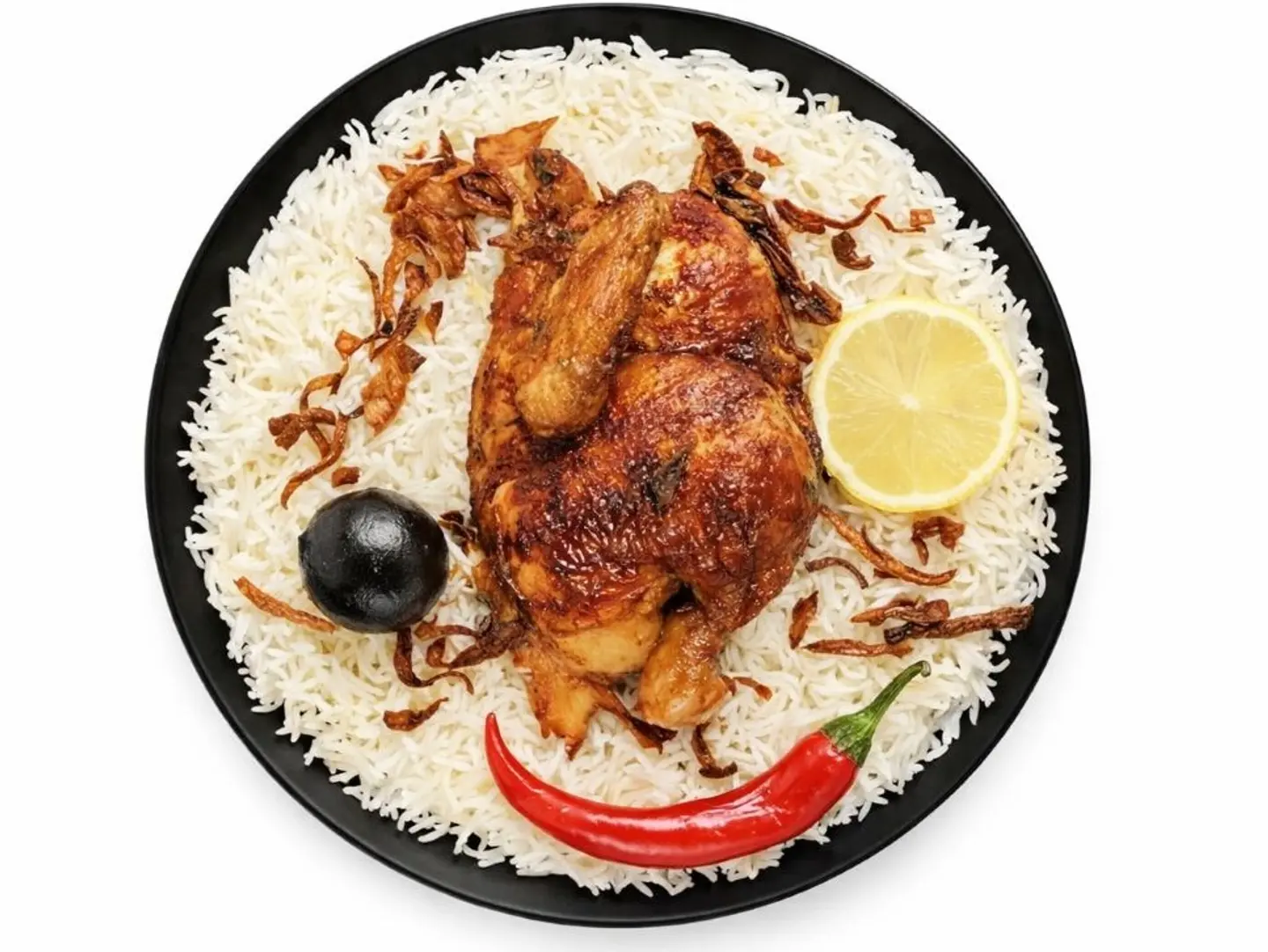 نص حبة دجاج مندى