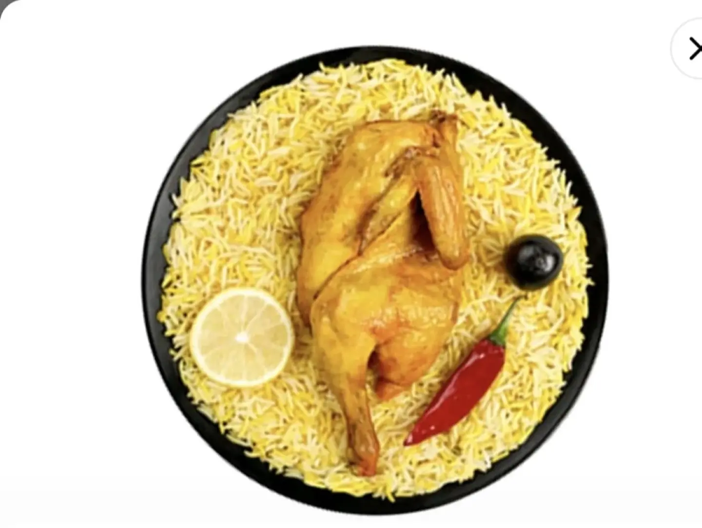 نص حبة دجاج مدفون