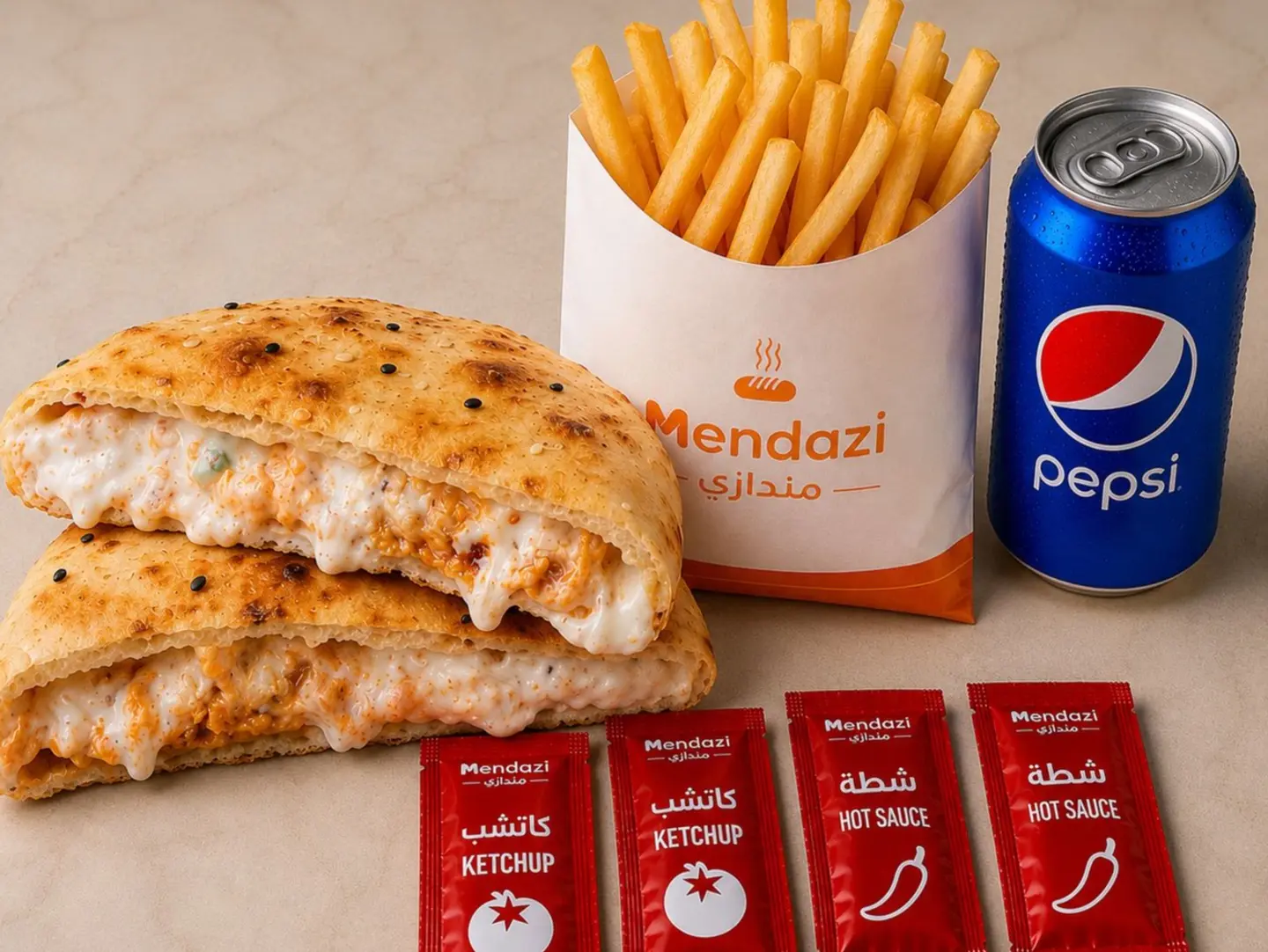 كومبو فطيرة الشكشوكة بالجبن
