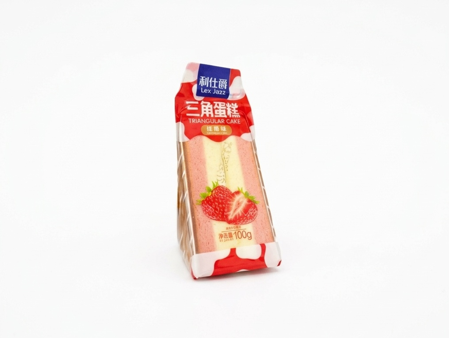 Japanese Strawberry Triangle Cake
