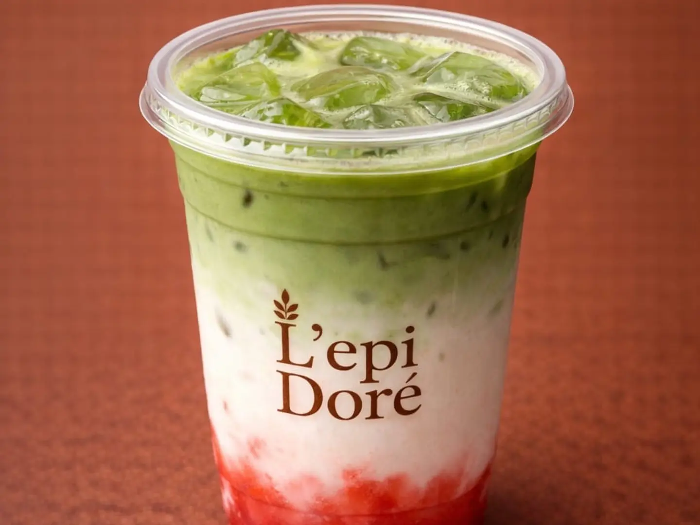 Strawberry Matcha Ice