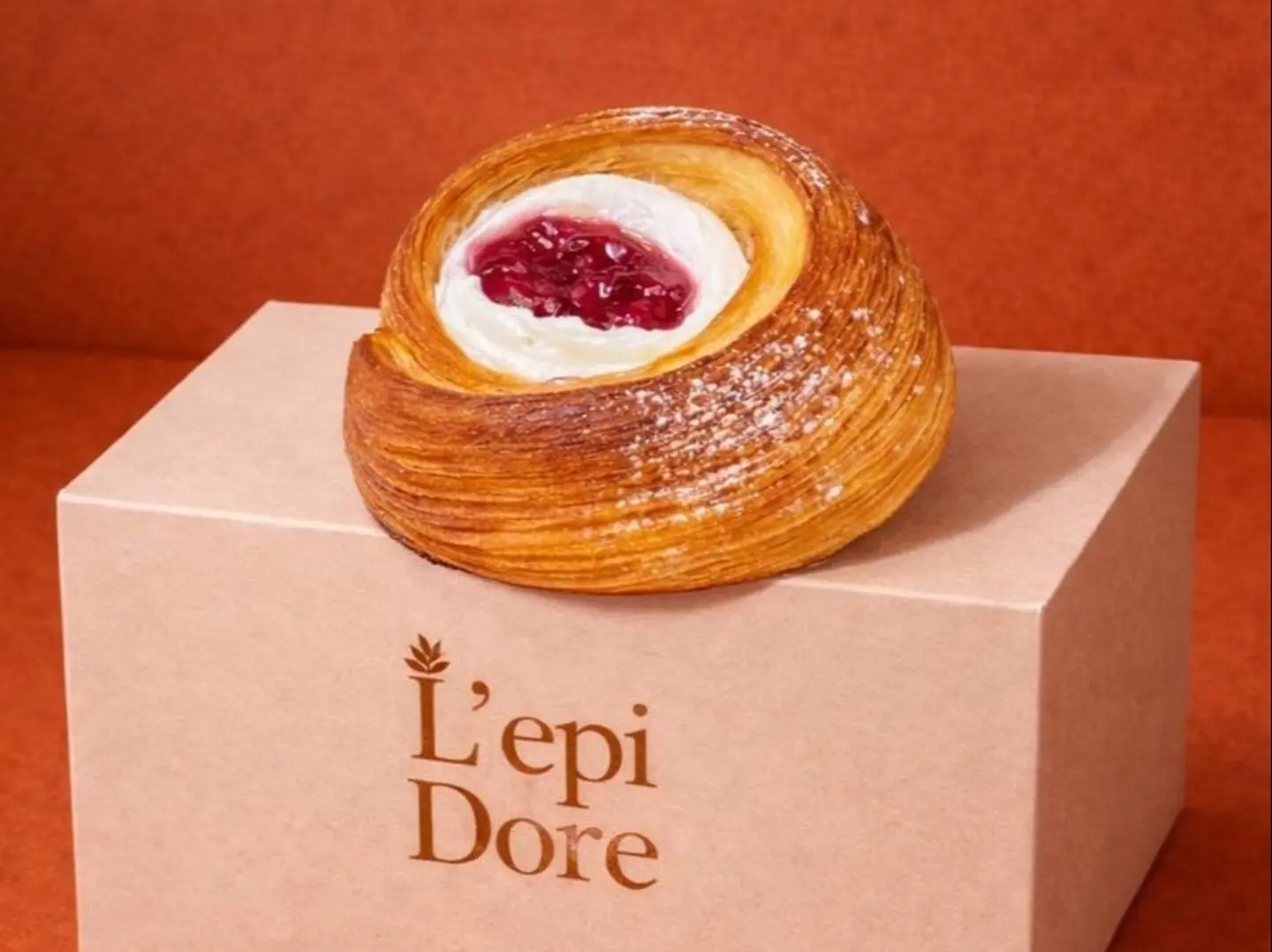 Cheese And Roseberry Danish