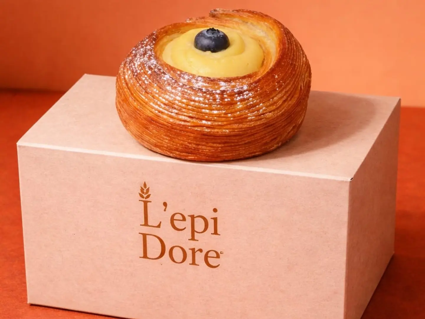 Blueberry Custard Danish