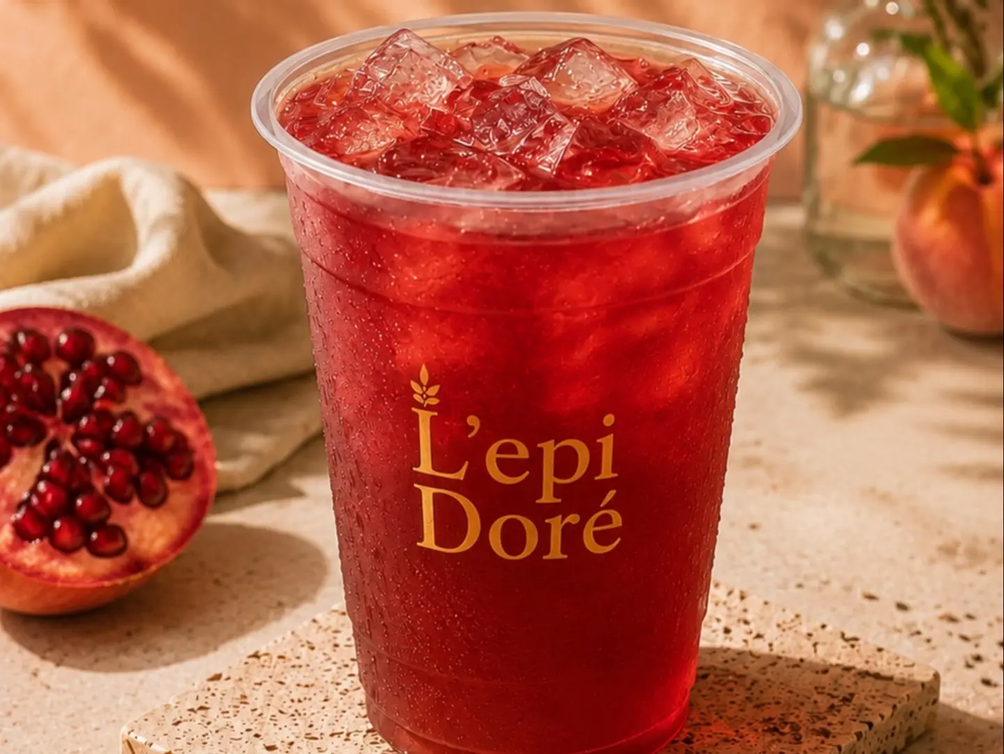 Pomegranate Iced Tea