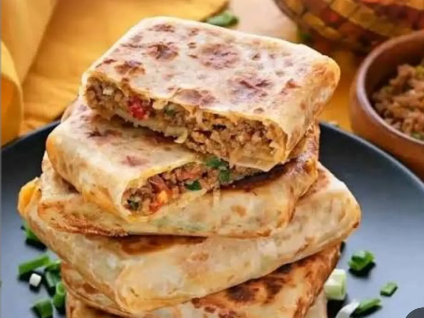 Vegetable And Minced Meat Muttabaq