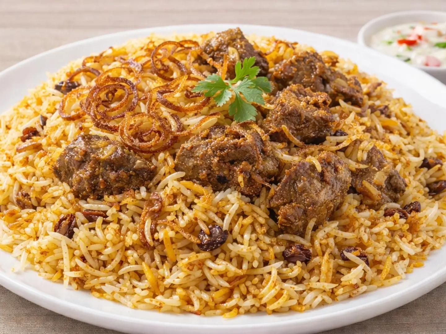 برياني لحم البقر