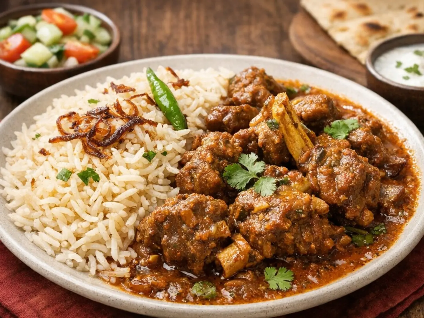 كاري لحم الضأن