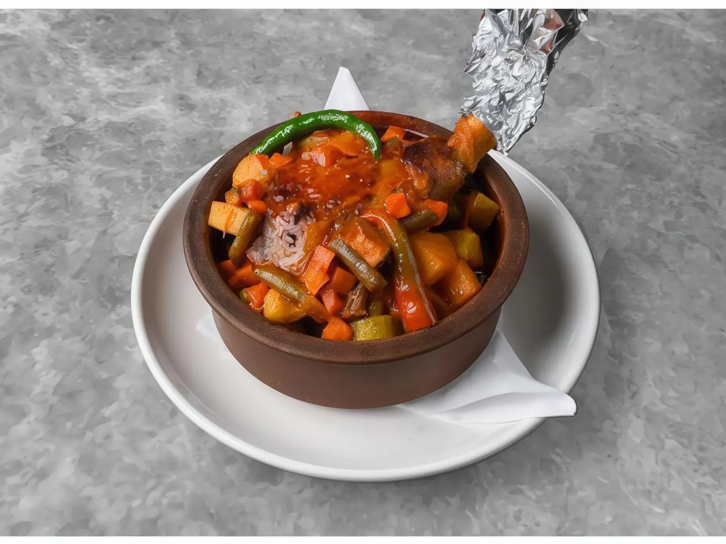 Okra Tajin With Baladi Beef