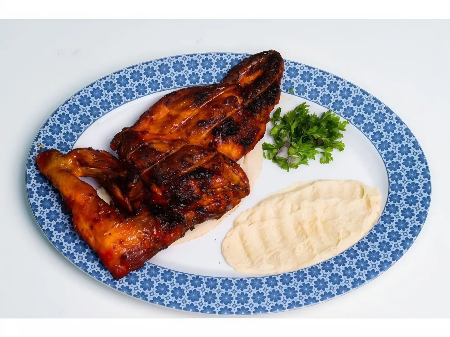 Half Plain Charcoal Chicken