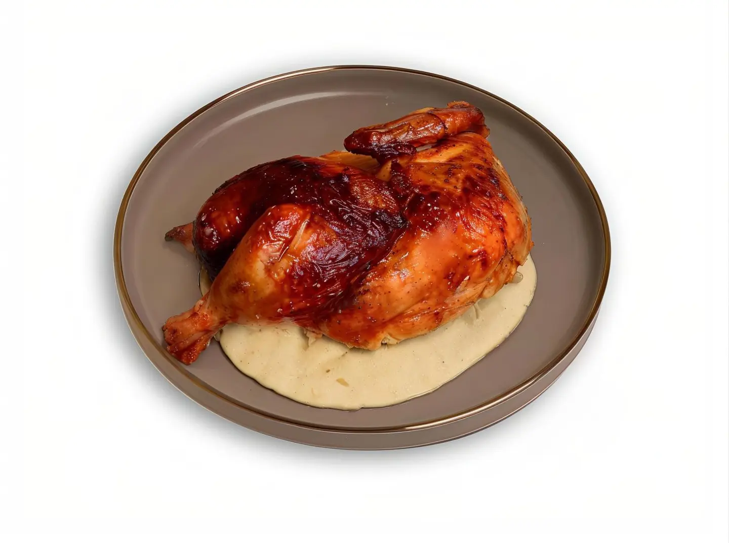 Half Rotisserie Chicken Without Rice