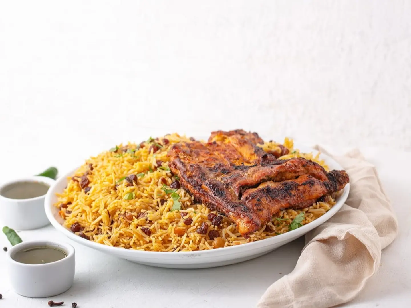 Grilled Grain On Charcoal With Rice