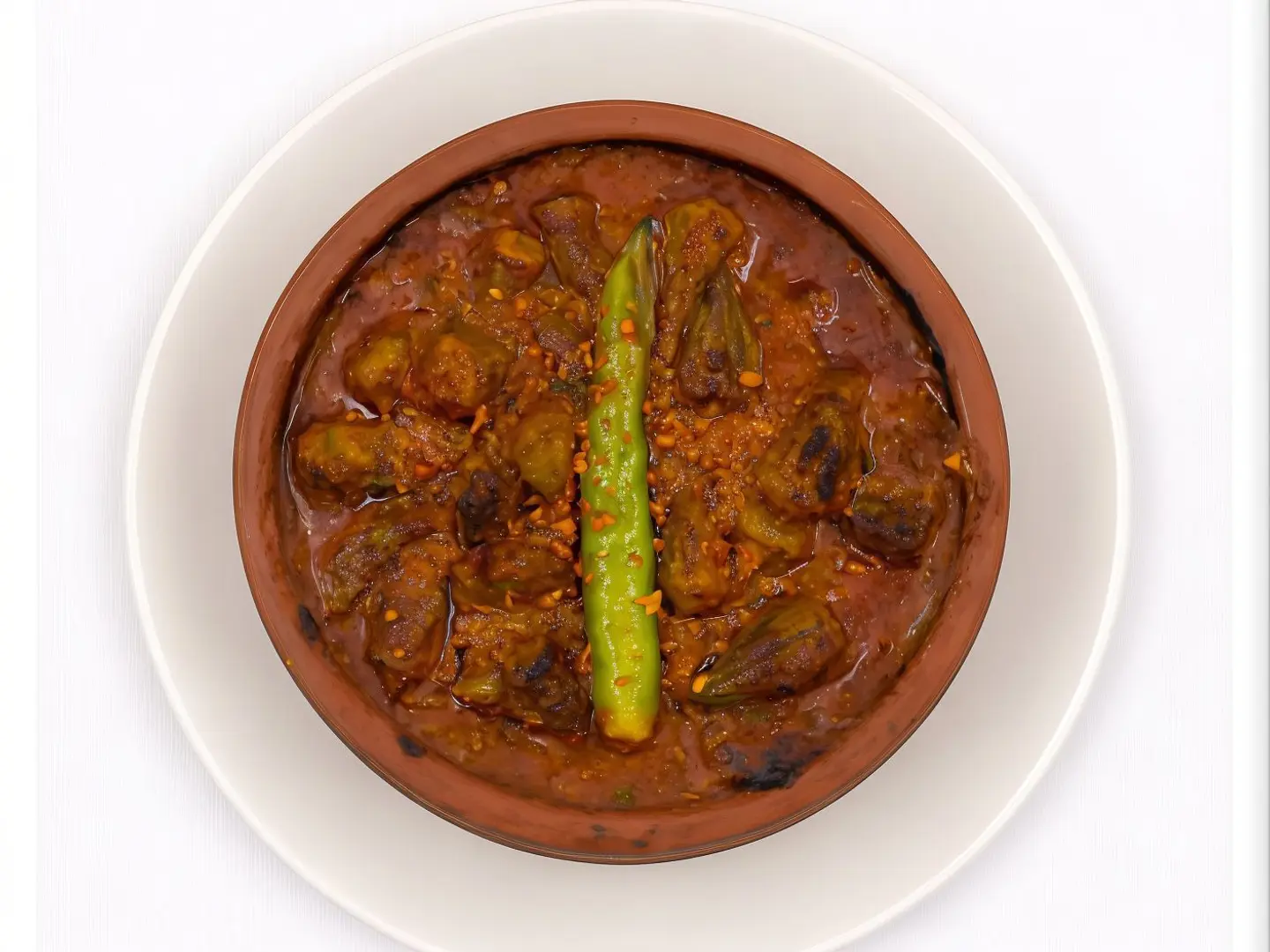 طاجن بامية باللحمة