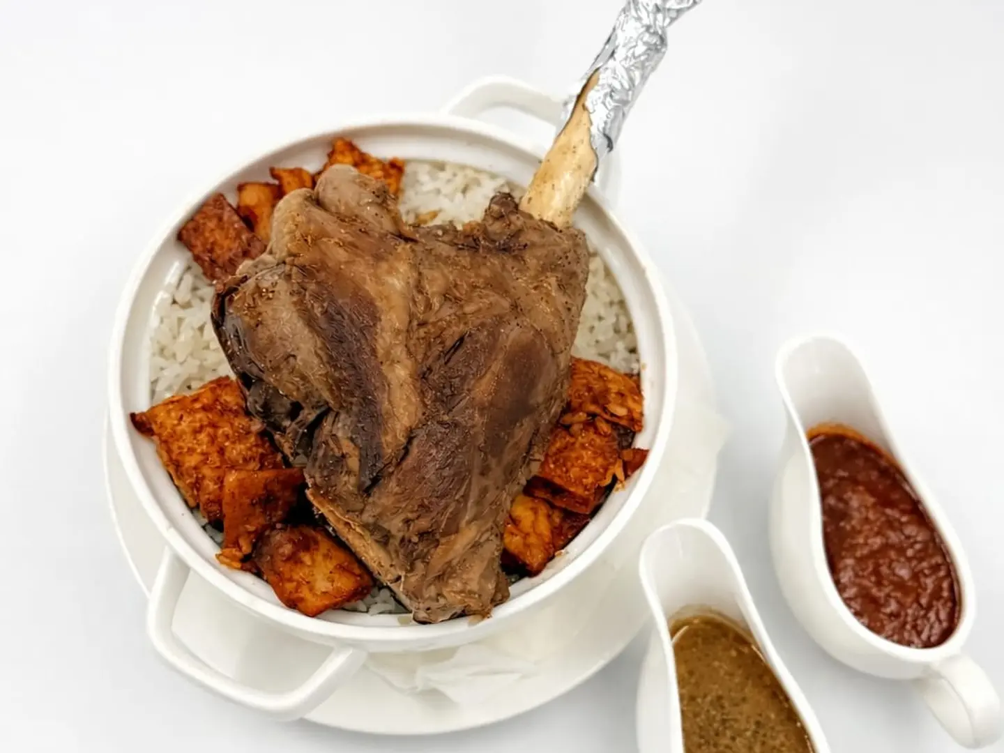 Fattah With Lamb Shank Casserole