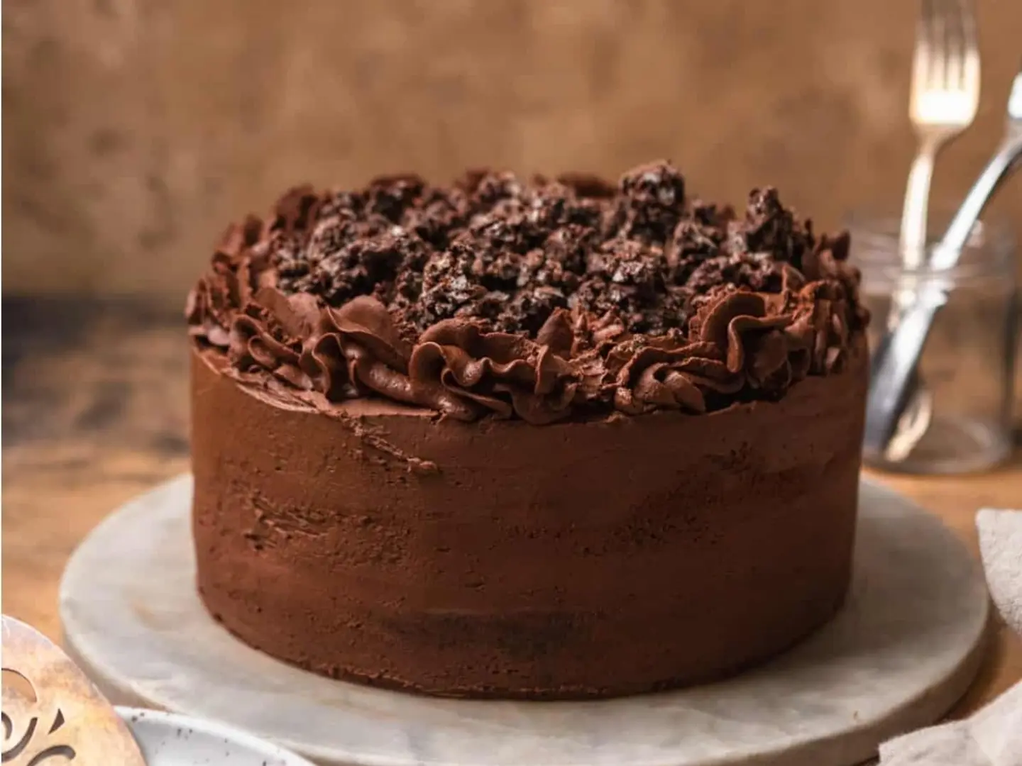 كعكة مقرمشة