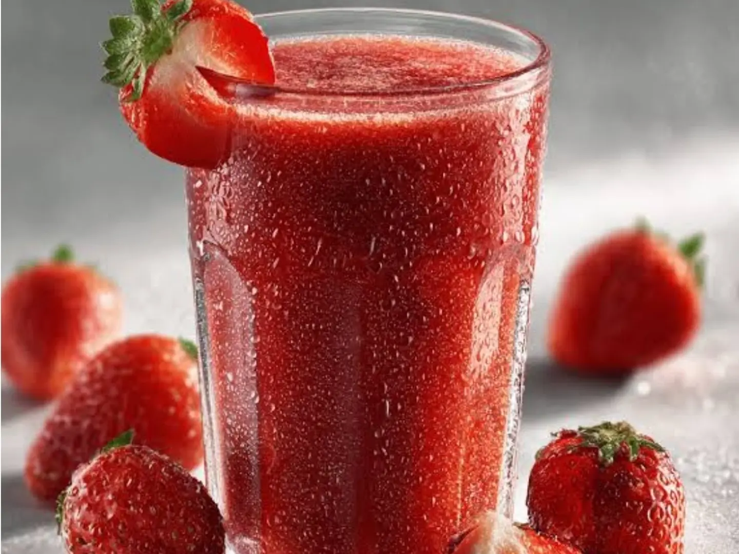 عصير الفراولة