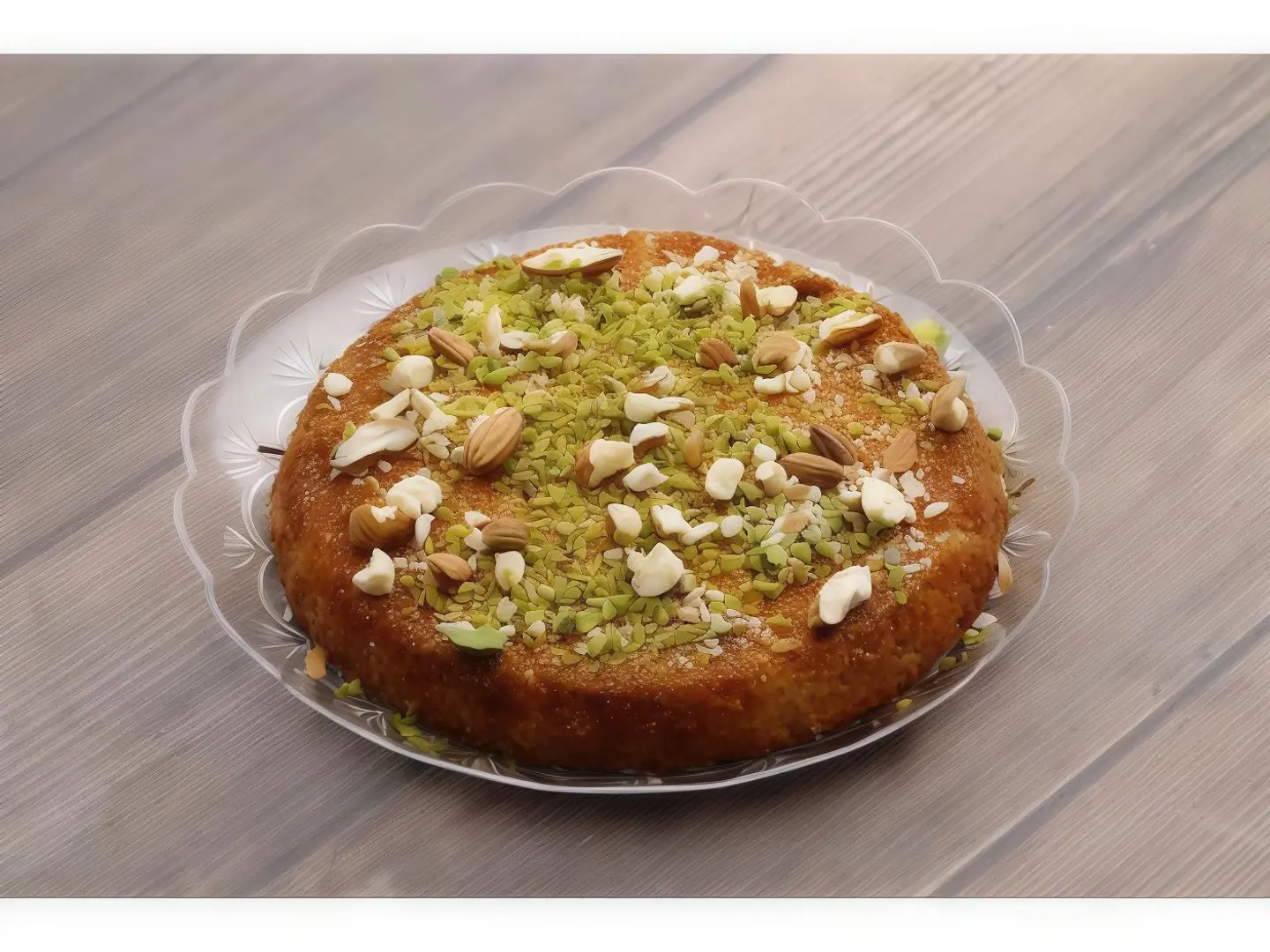 Kunafah With Nuts - Person