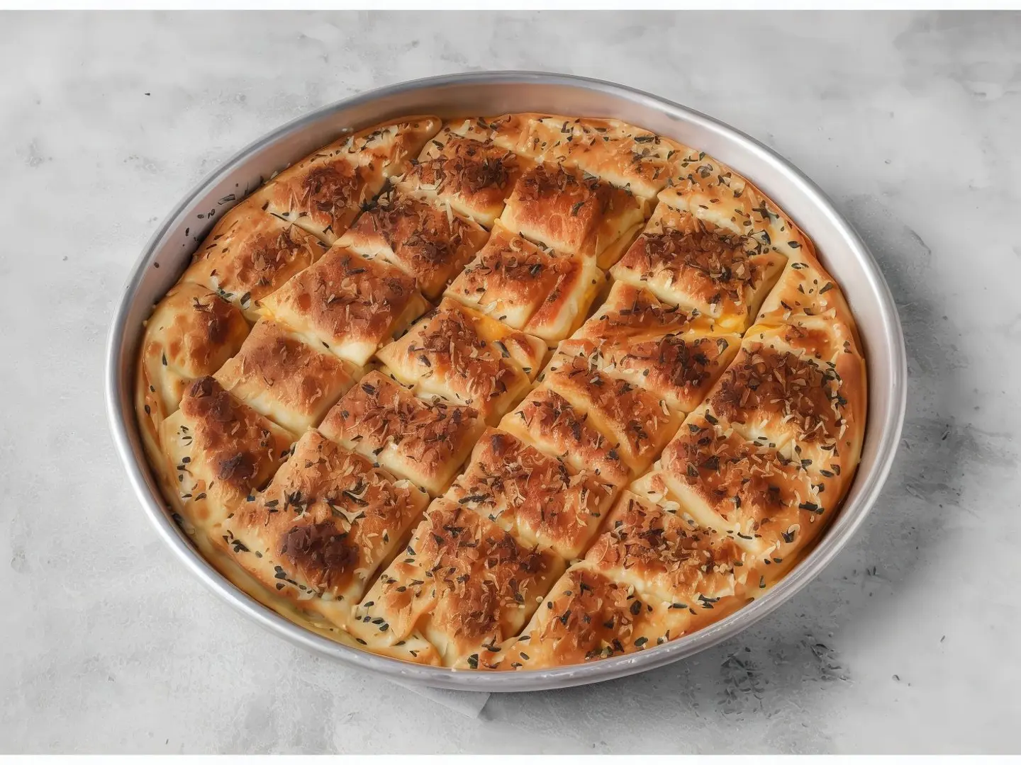 Bint Al Sahn With Cheddar Cheese - Medium
