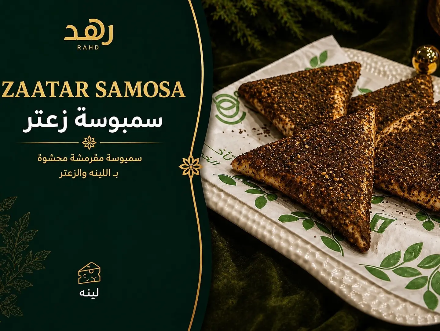 سمبوسة زعتر