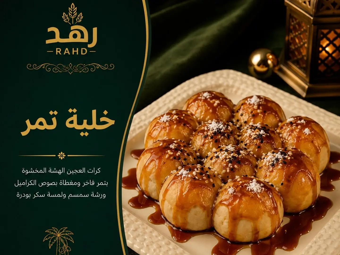 Date Honeycomb Buns