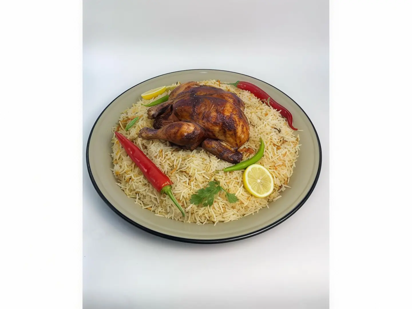 Whole Chicken Spicy Indian Biryani