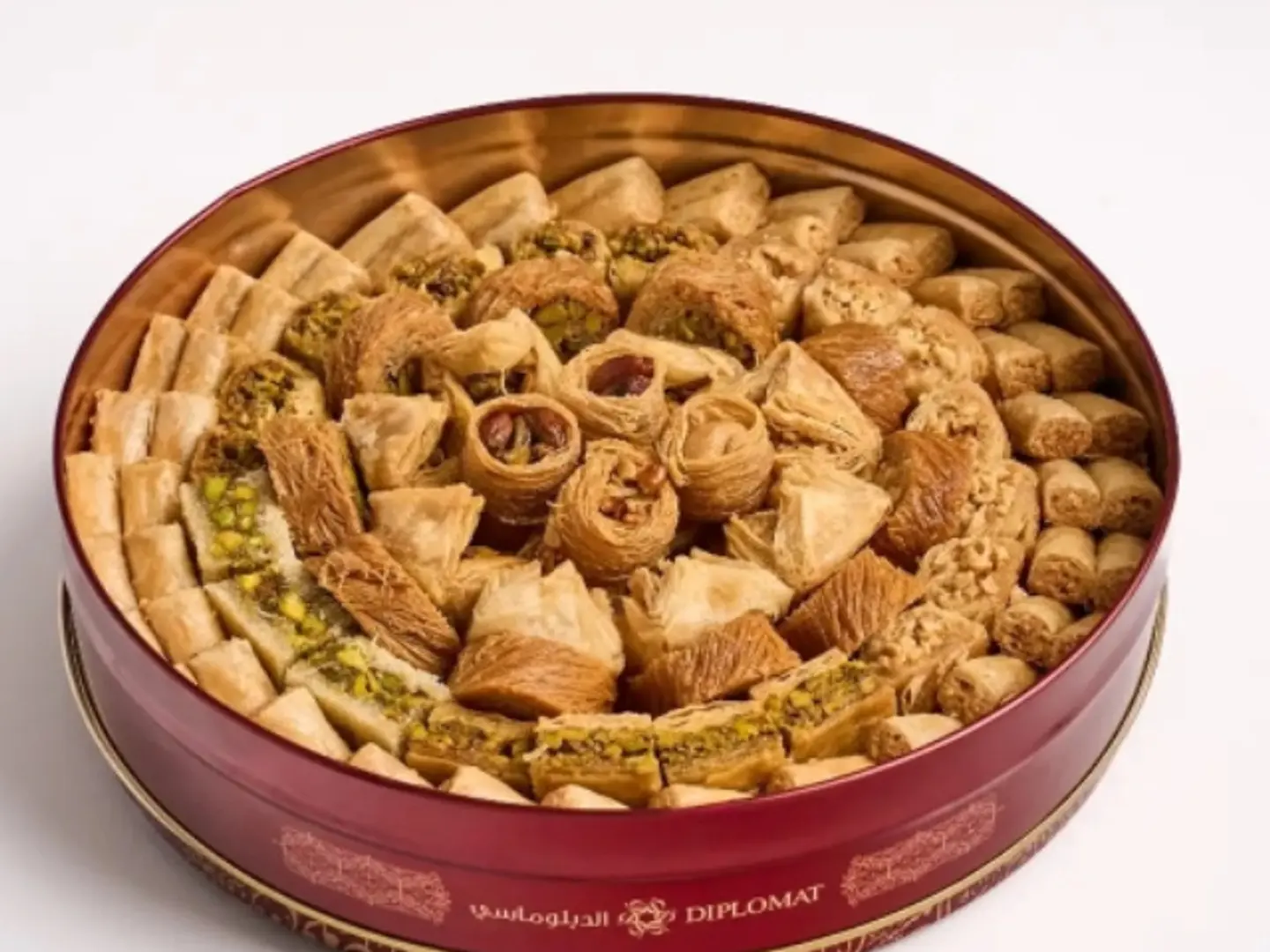 دبلوماسي بقلاوة مشكل صغير