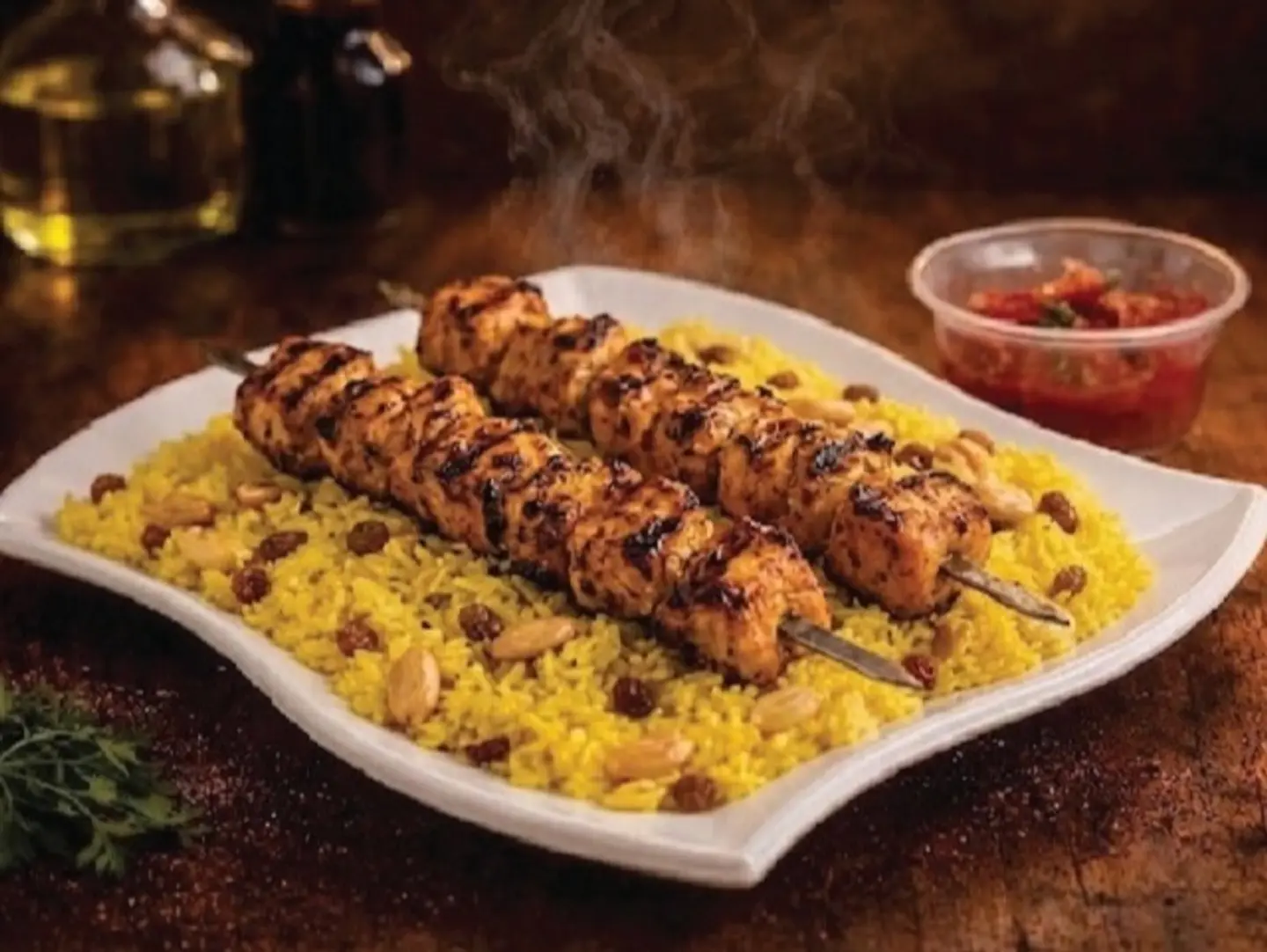 Shish Tawook With Rice (200 Gm)