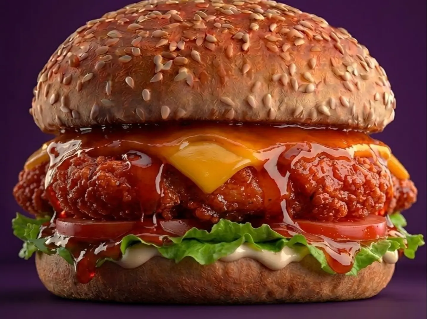 Mapel Chicken Burger