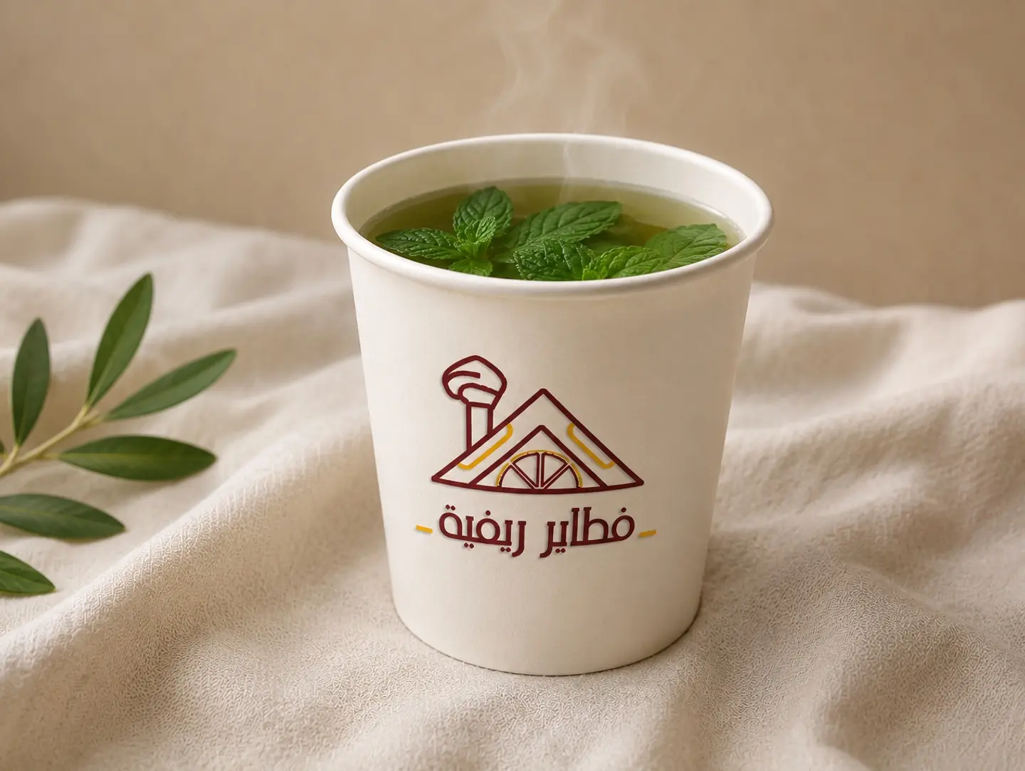 كوب نعناع