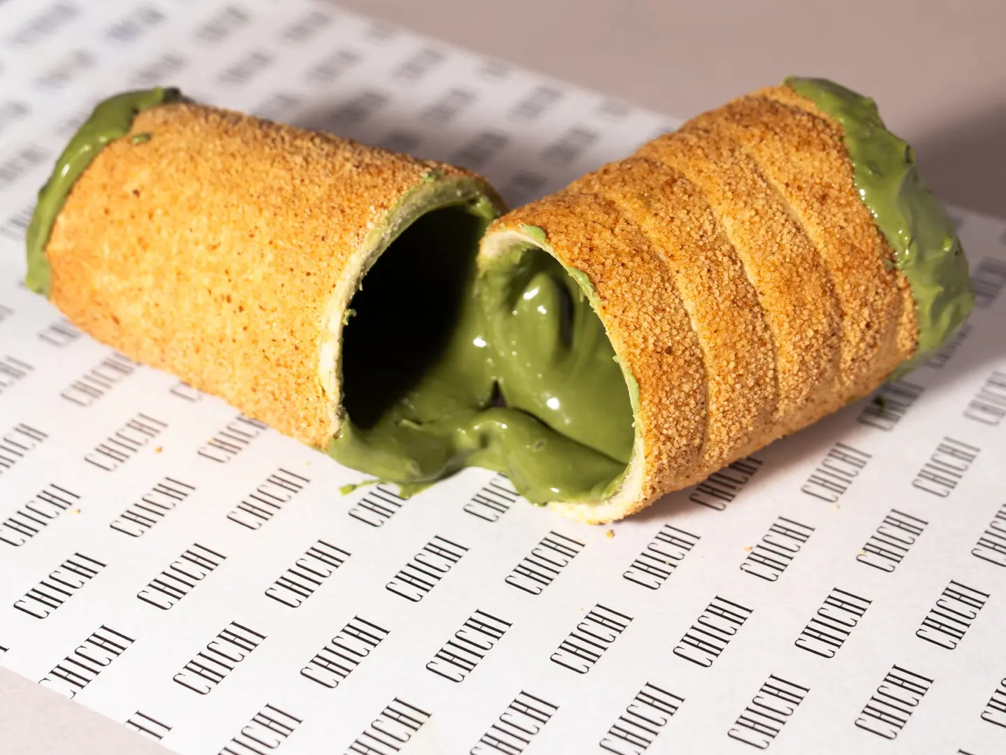 Pistachio Chimney Cake