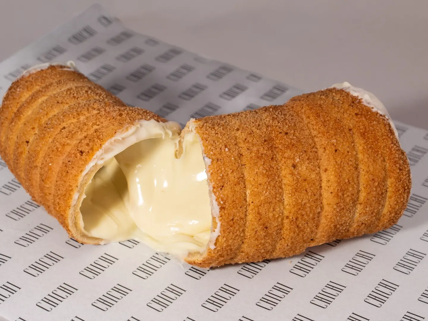 White Chocolate Chimney Cake
