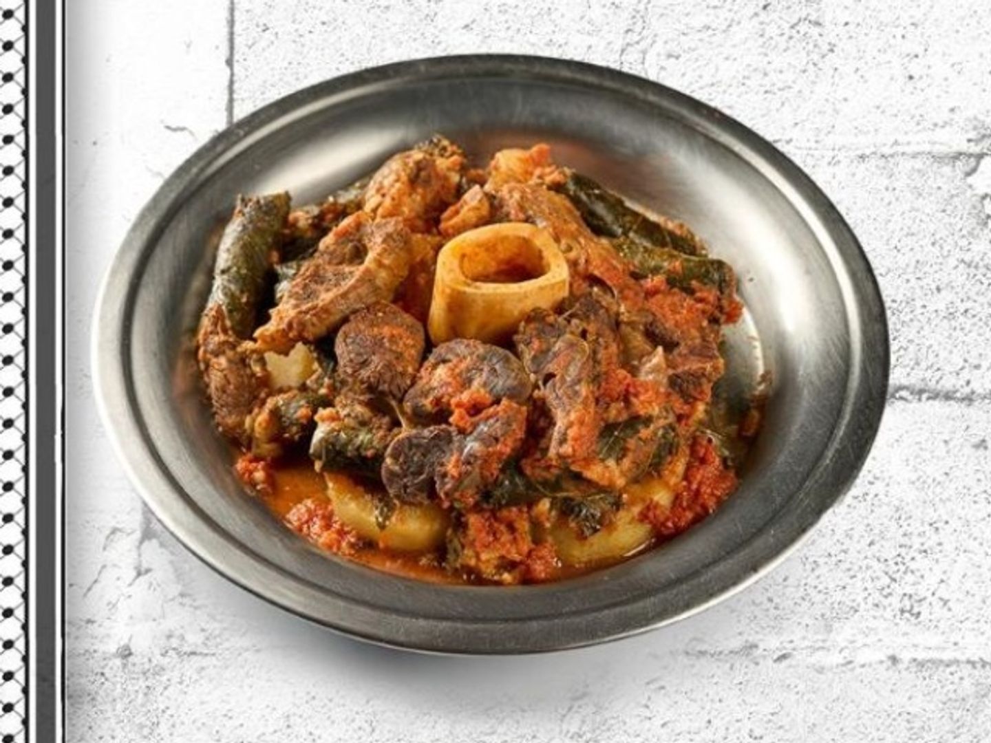 Grape Leaves With Meat Shank