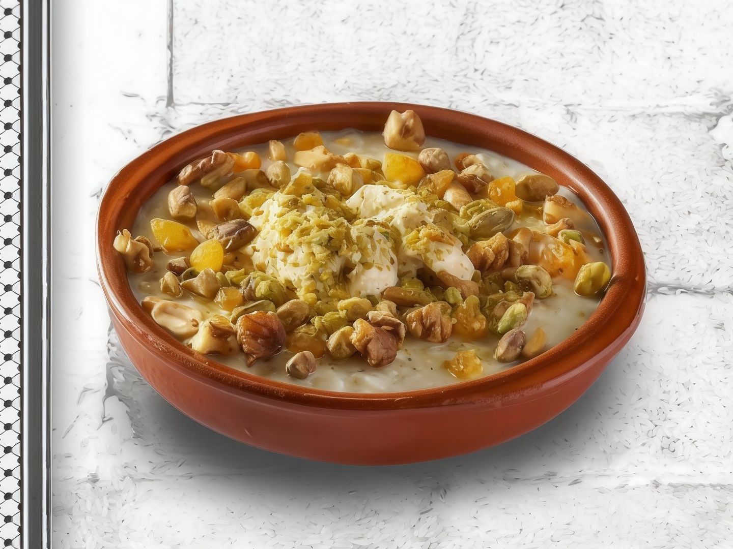 رز بالحليب مع القشطة