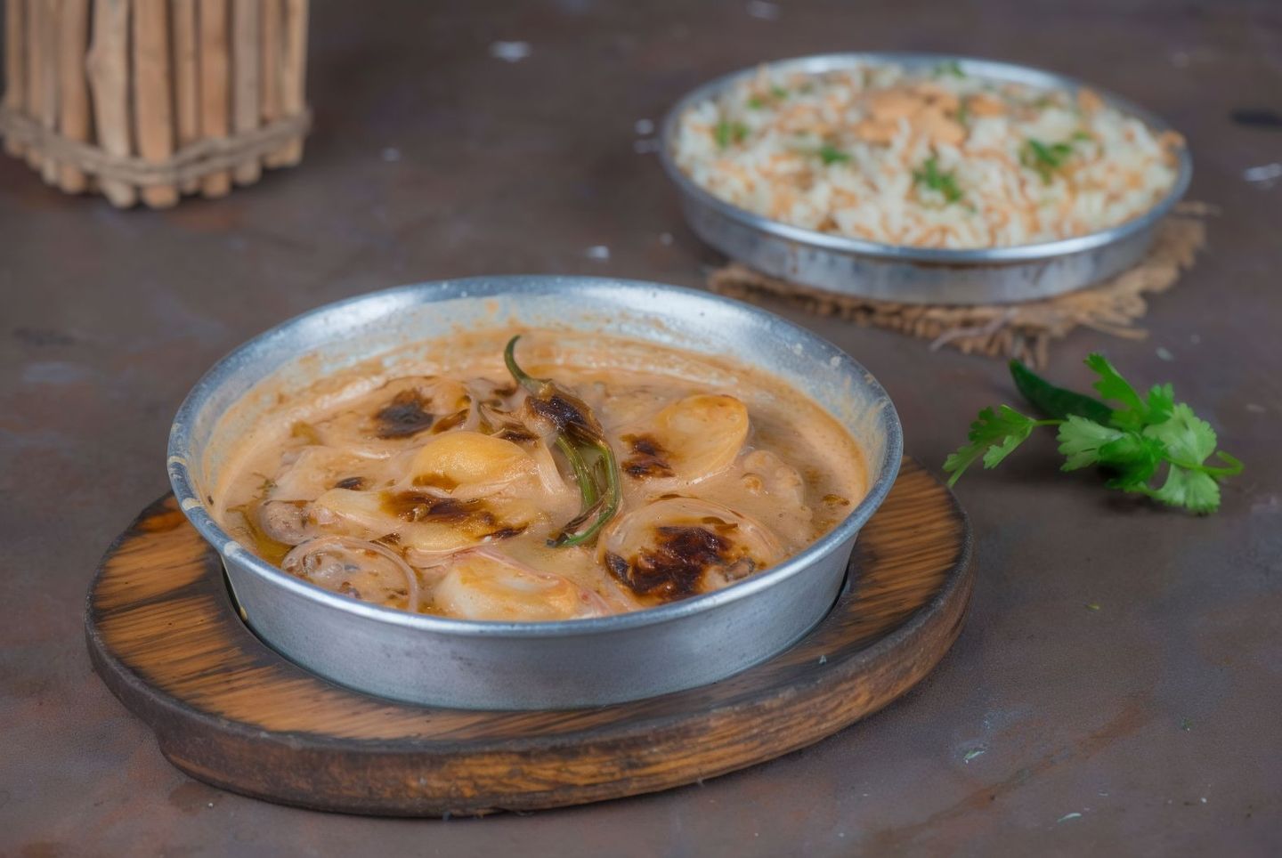 Kufta With Tahinia