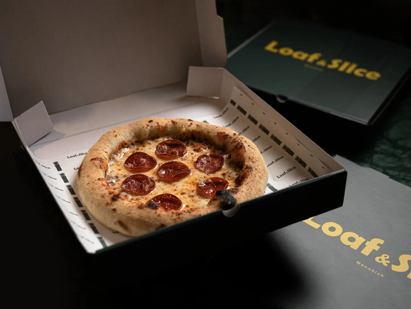 Pepperoni Pizza With Honey