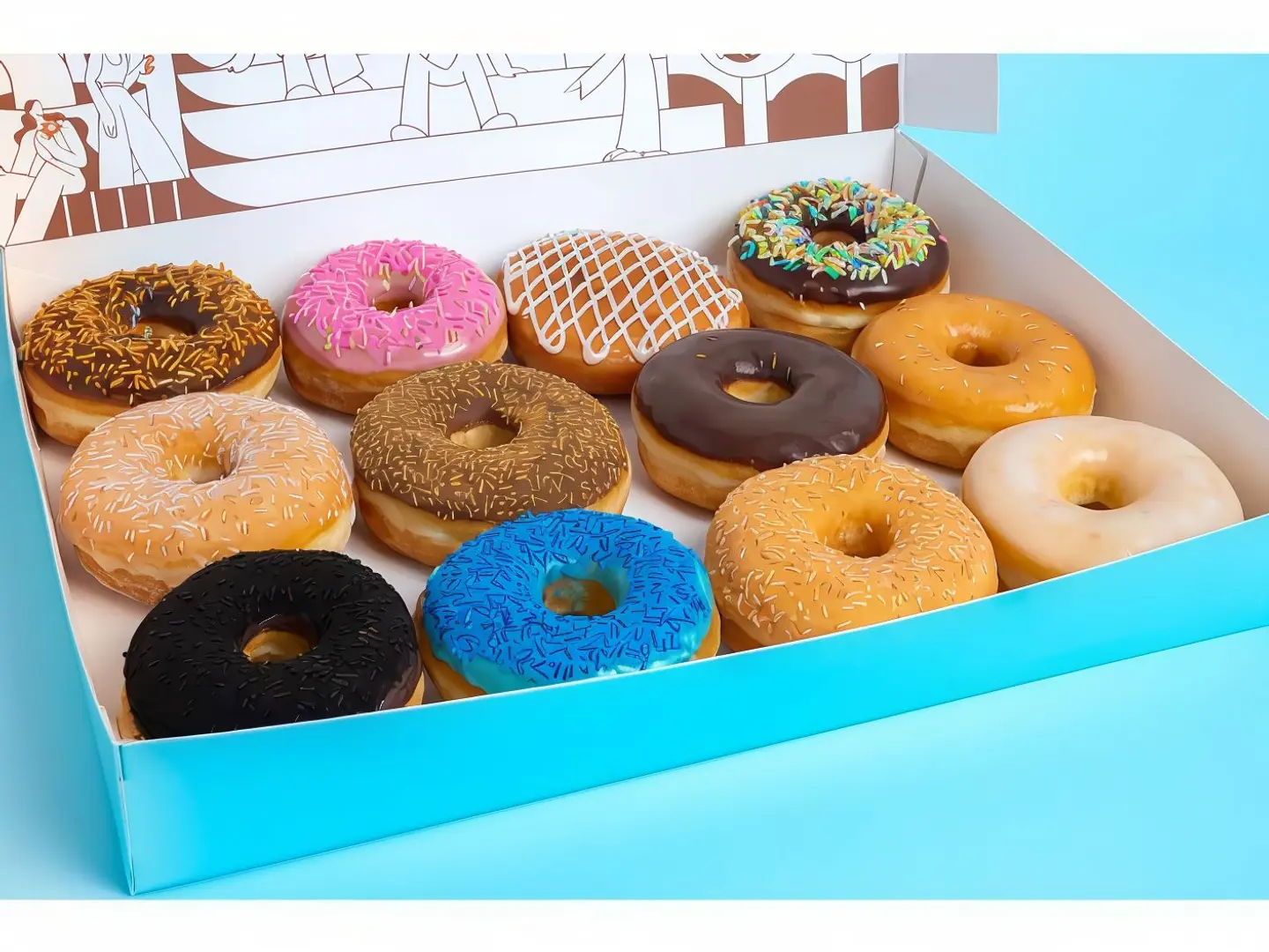 Donut Box 12 Pieces