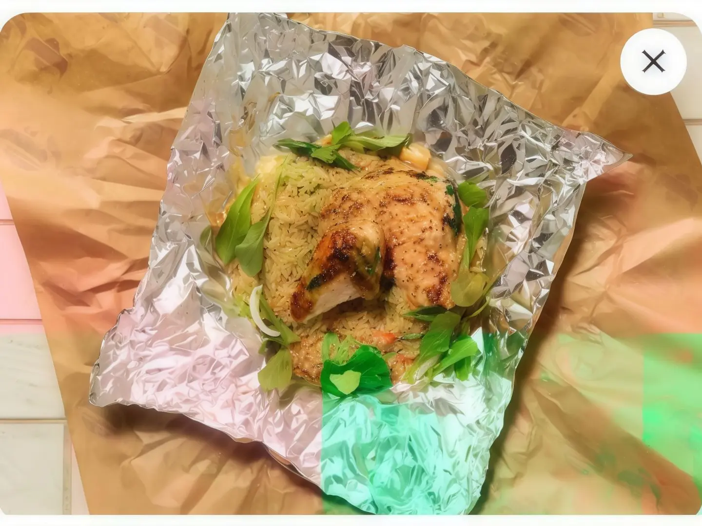 Quarter Grilled Chicken With Rice