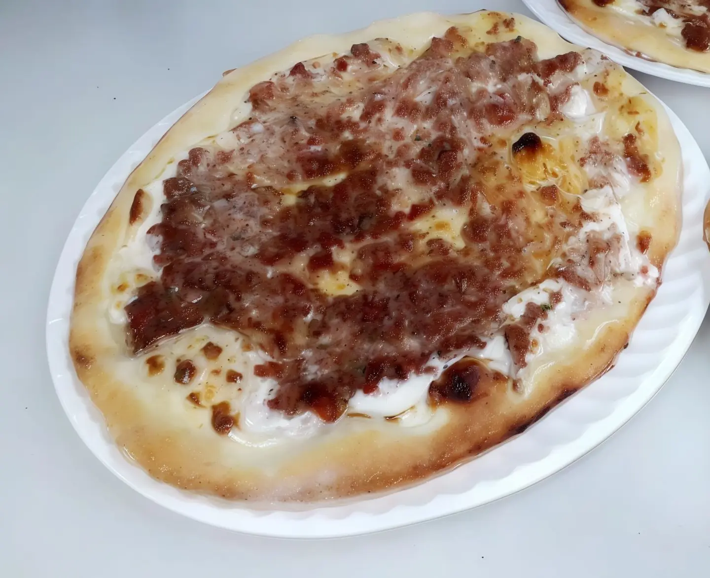 Meat With Liquid Cheese