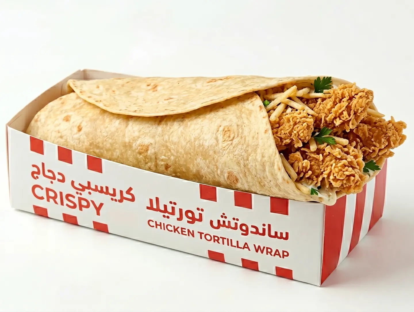 تورتيلا كرسبي ساندوتش