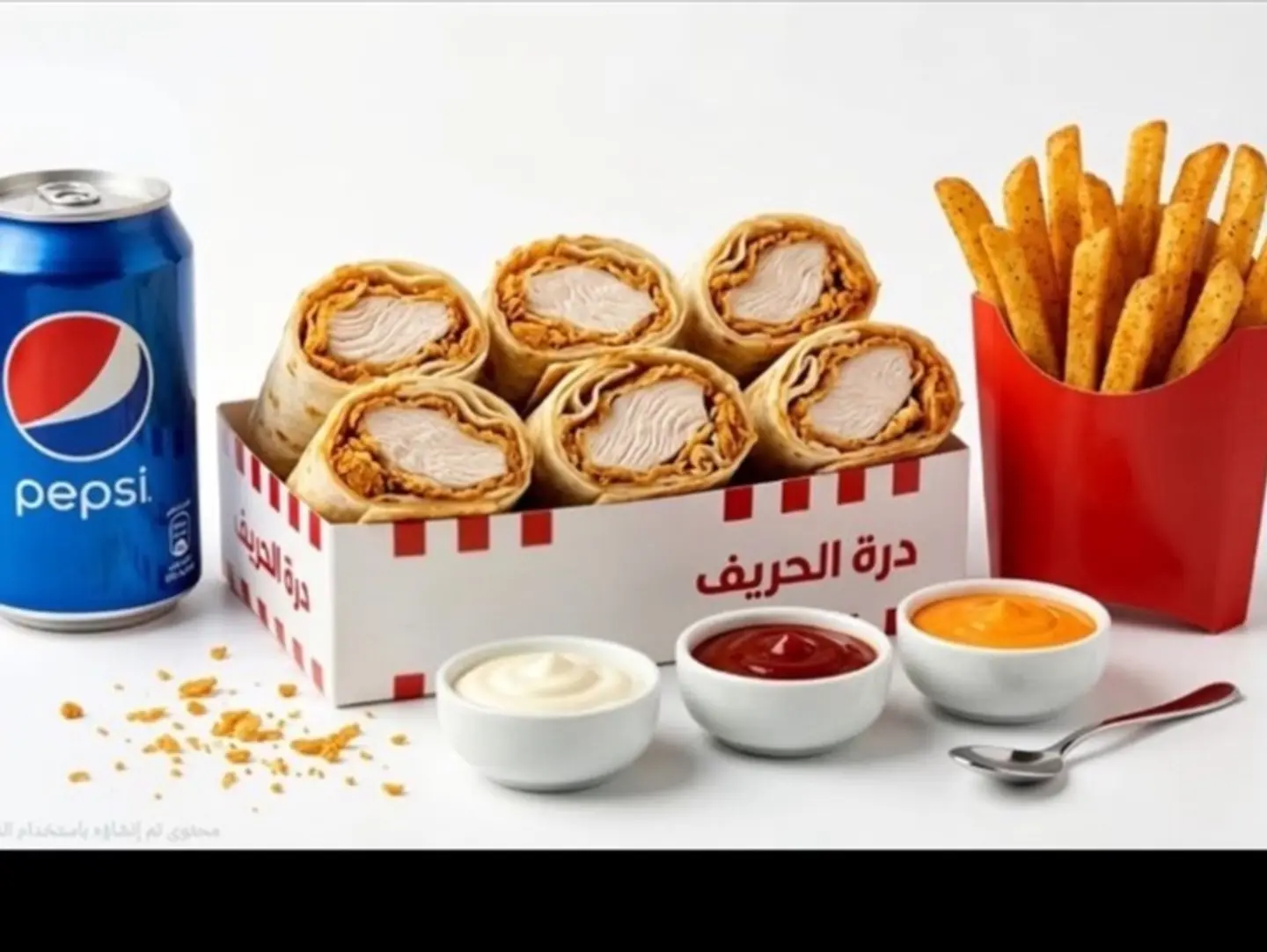 تورتيلا كرسبي وجبة