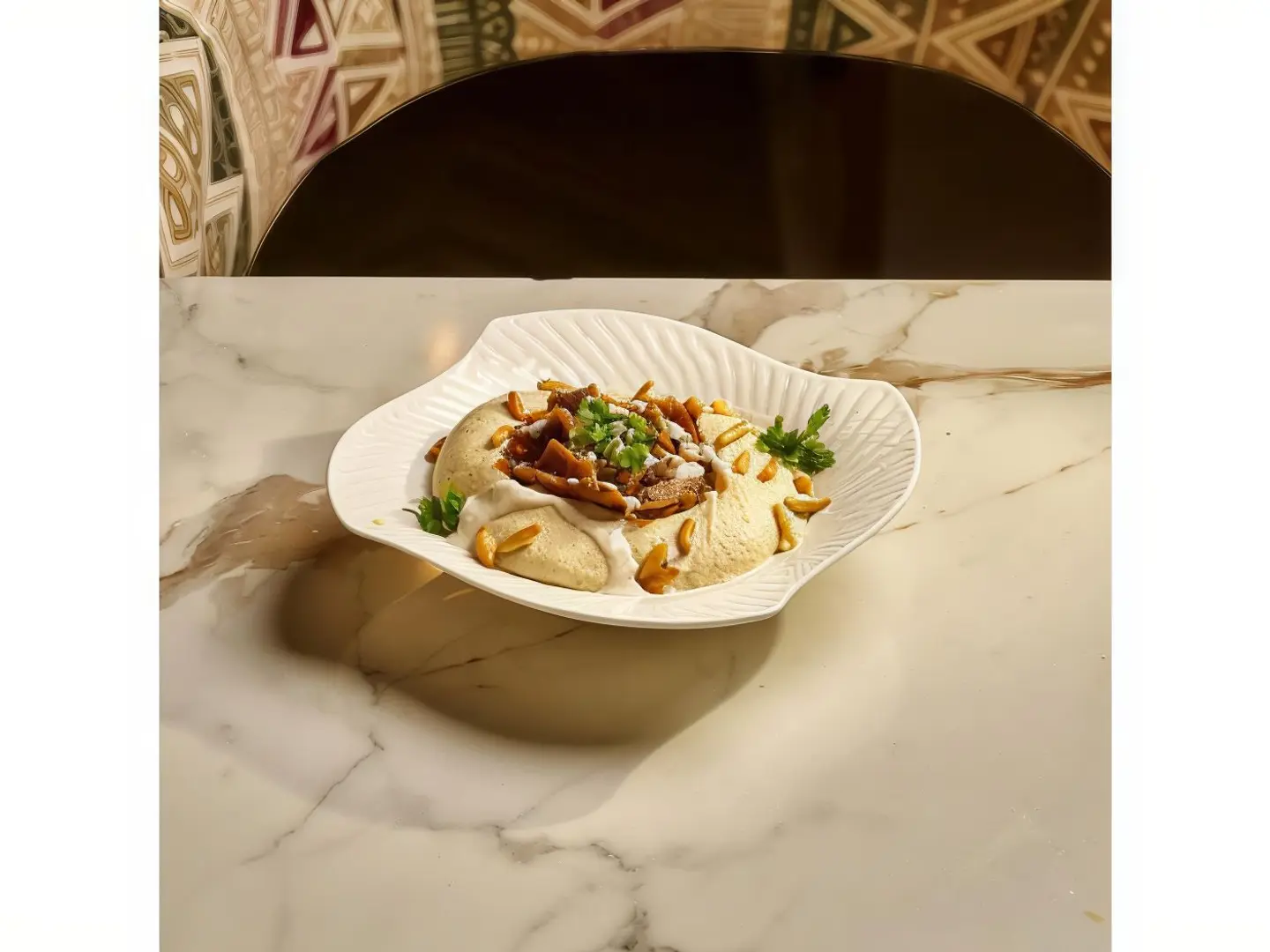 Hummus With Shawarma - 200g Small