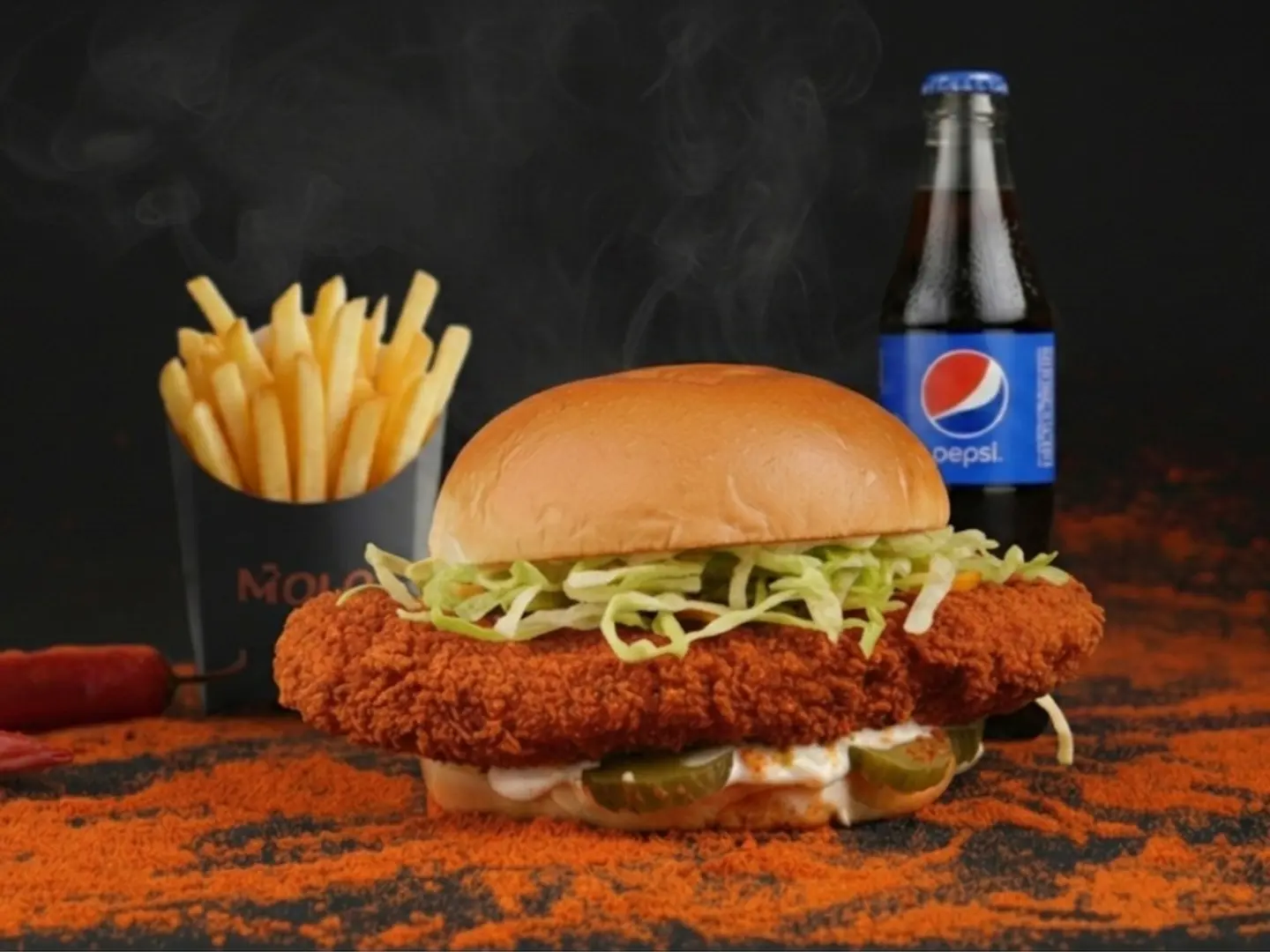 ناشفيل برجر وجبة