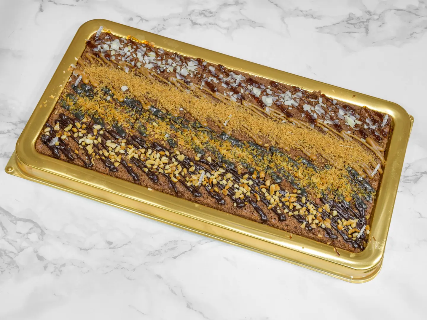 Large Assorted Brownie Cake Box, Multiple Flavors