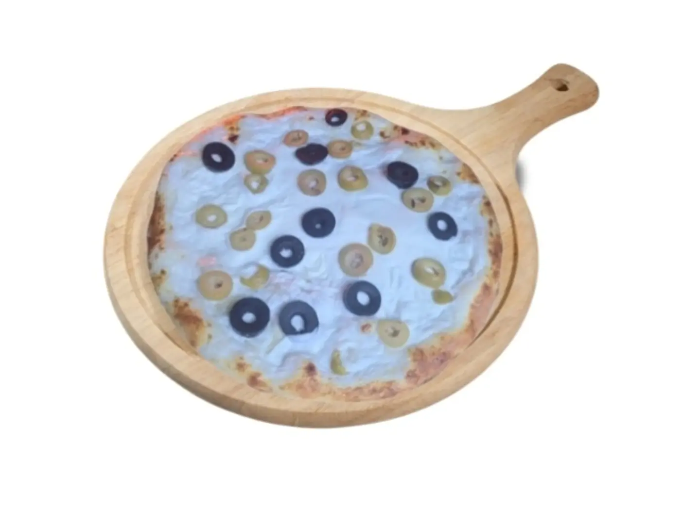 لبنة بالزيتون - وسط