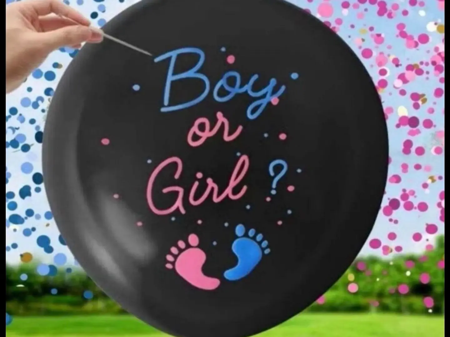بالون تحديد جنس المولود