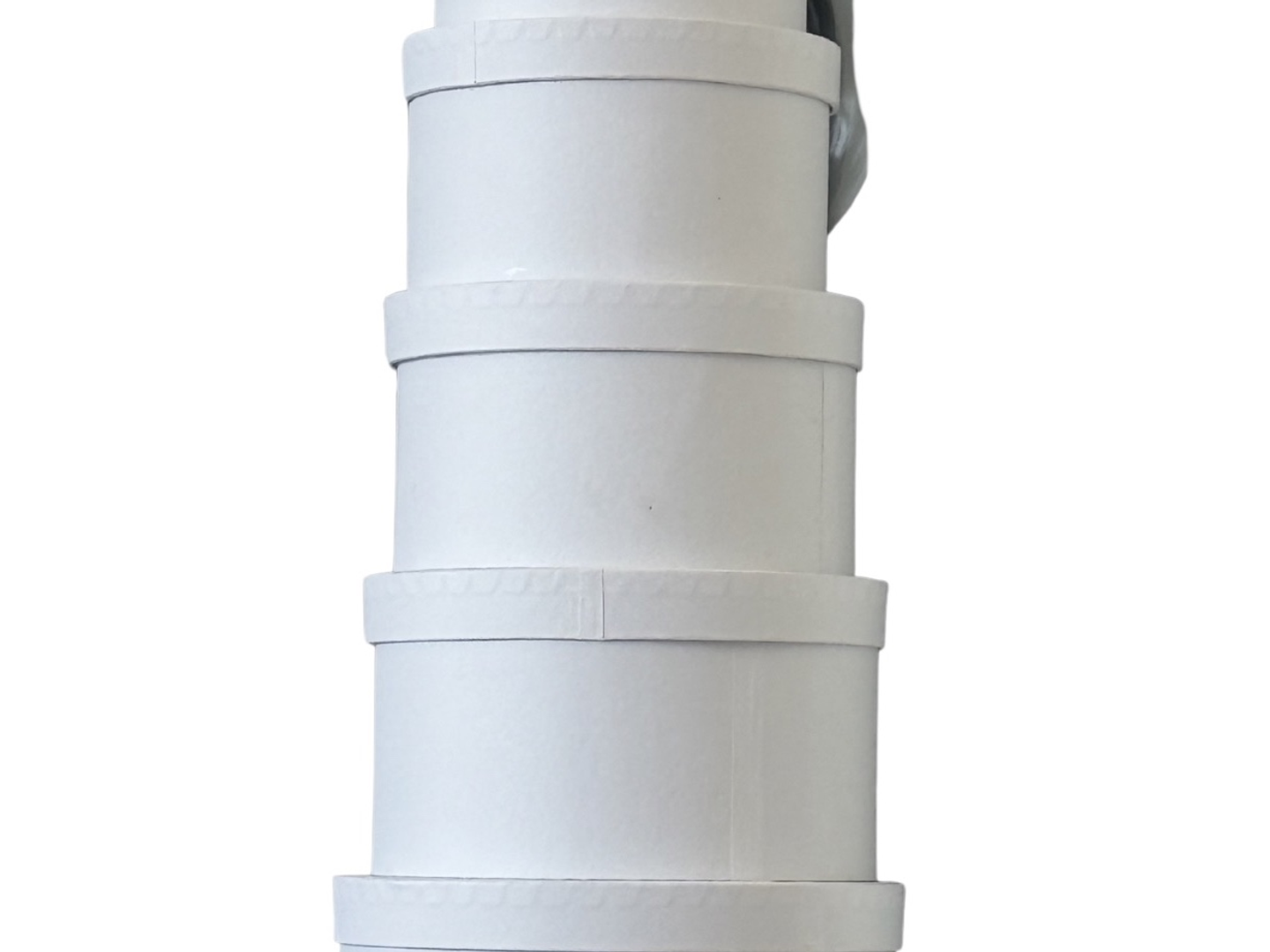 Round White Gift Box