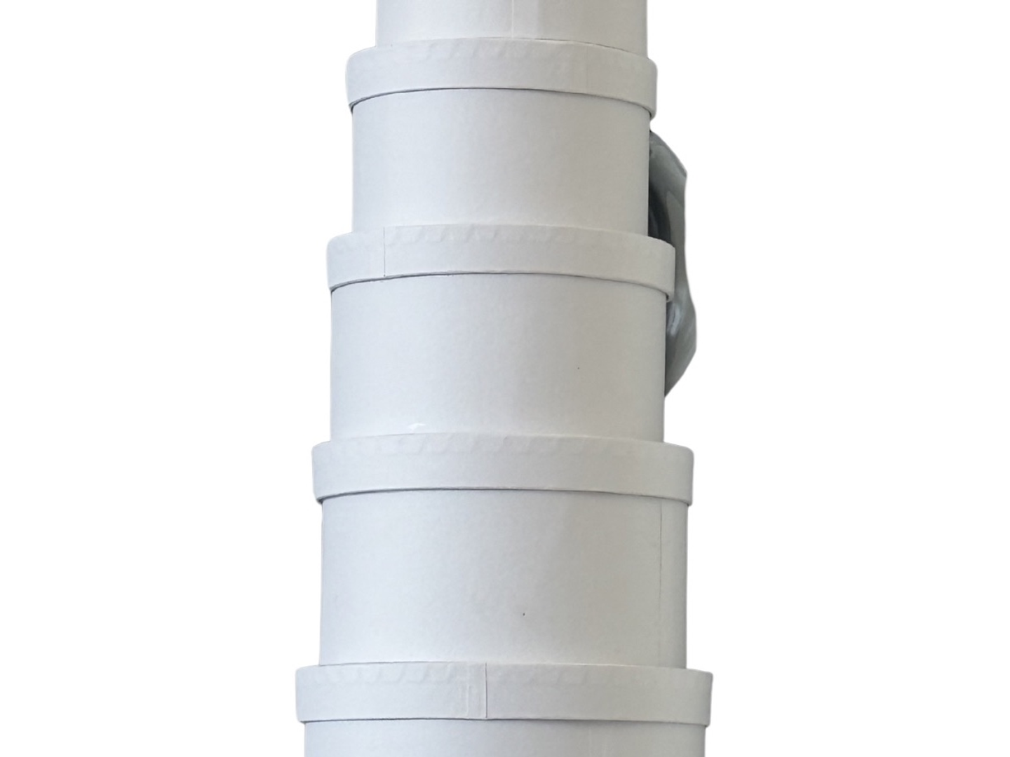 White Round Gift Box