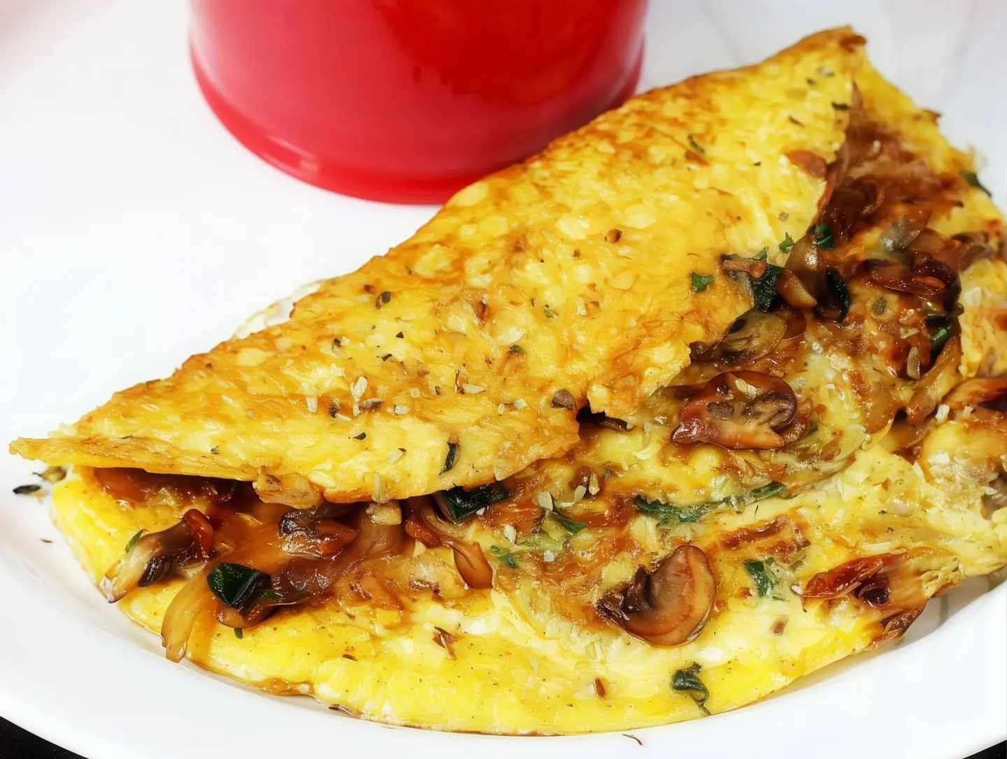 Mushroom Omelette